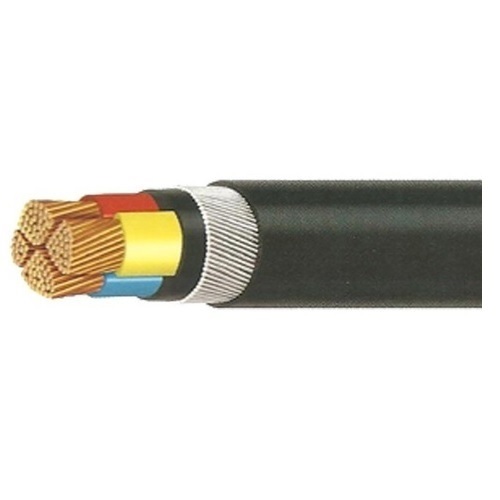 Polycab 4 Sqmm 2 Core XLPEÃ?Â InsulatedÃ?Â And PVC Sheathed Stranded Aluminium Conductor Cable, 100 mtr